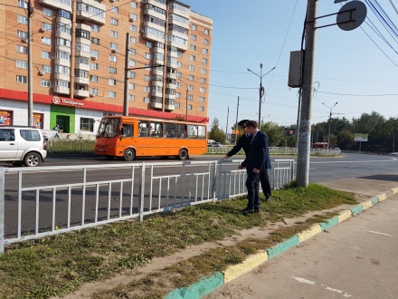 В Нижнем Новгороде установлено больше 5,2 тысячи погонных метров пешеходных ограждений