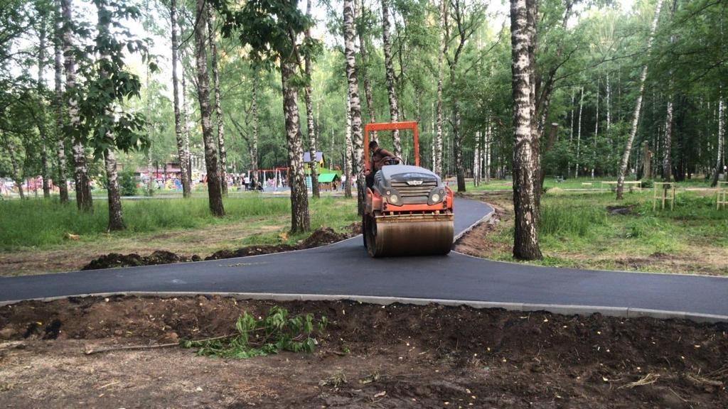 Двухкилометровая велодорожка появилась в парке имени Пушкина в Нижнем Новгороде