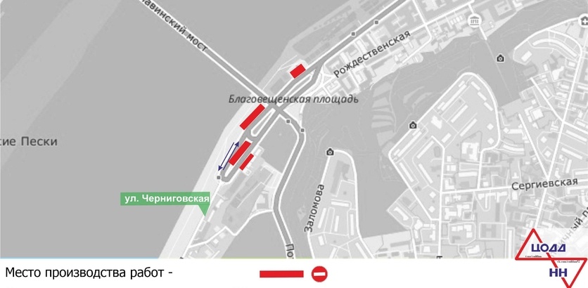Движение транспорта ограничили у Канавинского моста в Нижнем Новгороде - фото 1