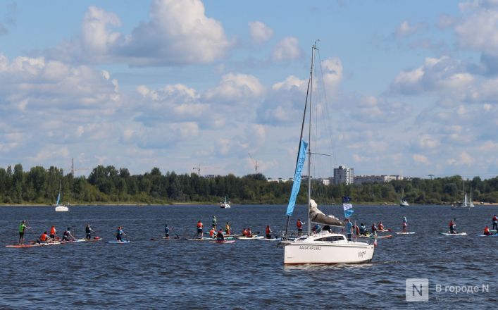 75 яхт и более 500 сапов вышли на Волгу в Нижнем Новгороде в День города - фото 102