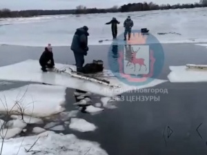 Нижегородские рыбаки спасли девочку с дрейфующей льдины