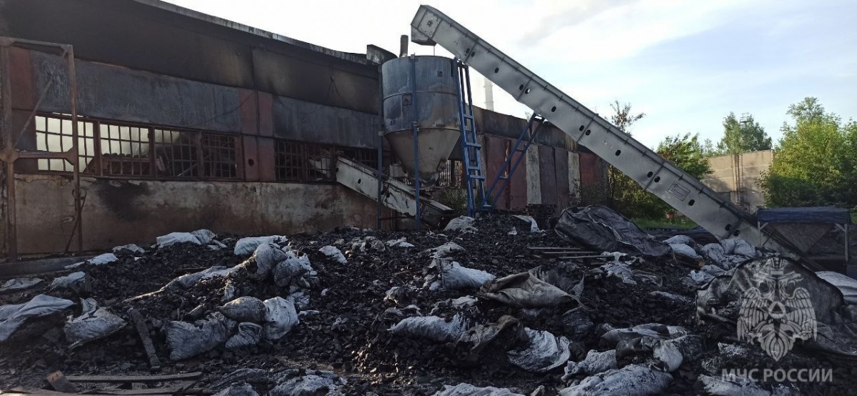 Стали известны подробности крупного пожара на складе с углем в Дзержинске - фото 1