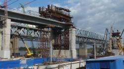 Первую из двух арок дублера Борского моста начнут устанавливать в ближайшие дни (Фото)