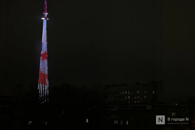 Георгиевская ленточка и триколор украсят телебашню в Нижнем Новгороде 23 февраля - фото 2