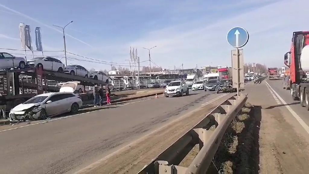 Двое водителей попали в больницу после ДТП в Нижнем Новгороде