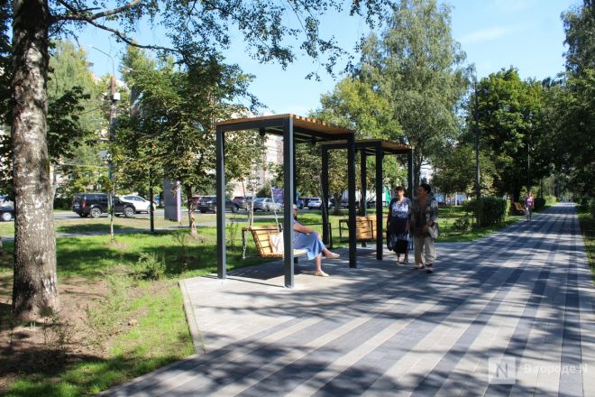 Благоустройство бульвара на проспекте Гагарина завершилось в Нижнем Новгороде - фото 37