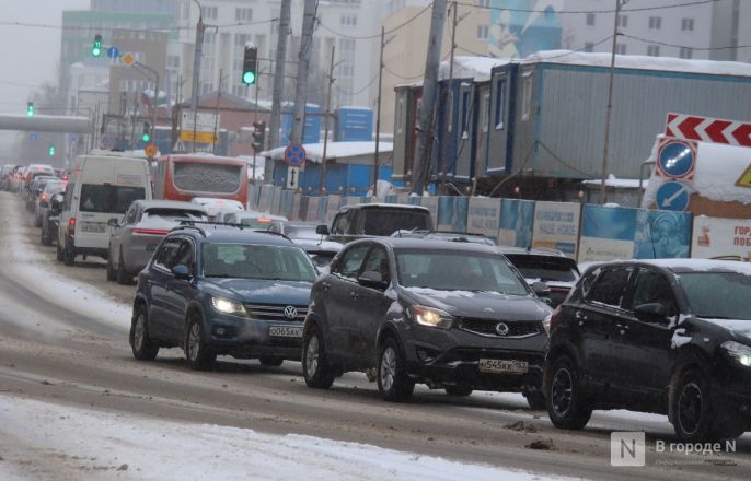 Снежный циклон &laquo;Валли&raquo; обрушился на Нижний Новгород: фоторепортаж - фото 46