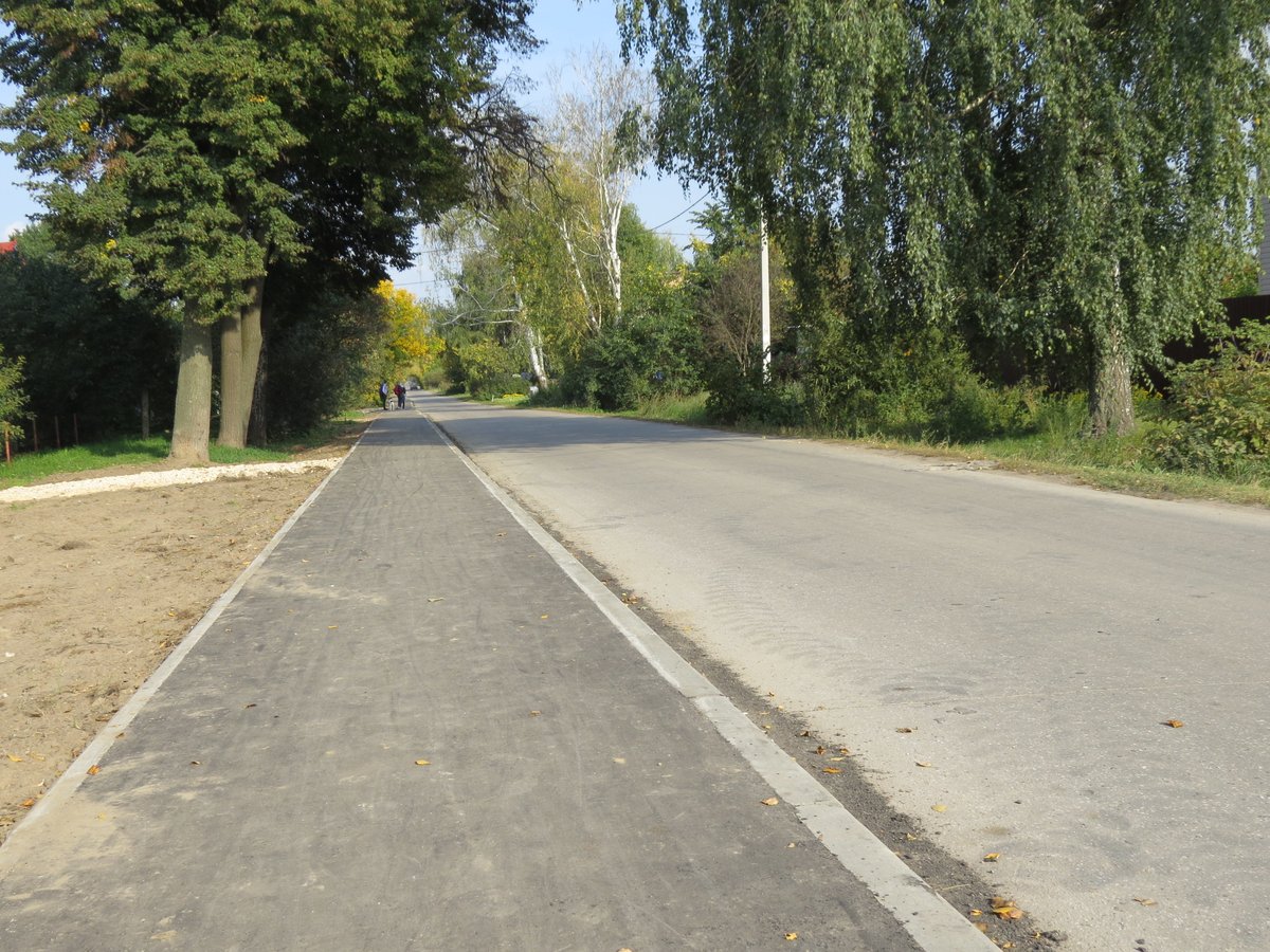 Пешеходный тротуар появился в поселке Новое Доскино - фото 1