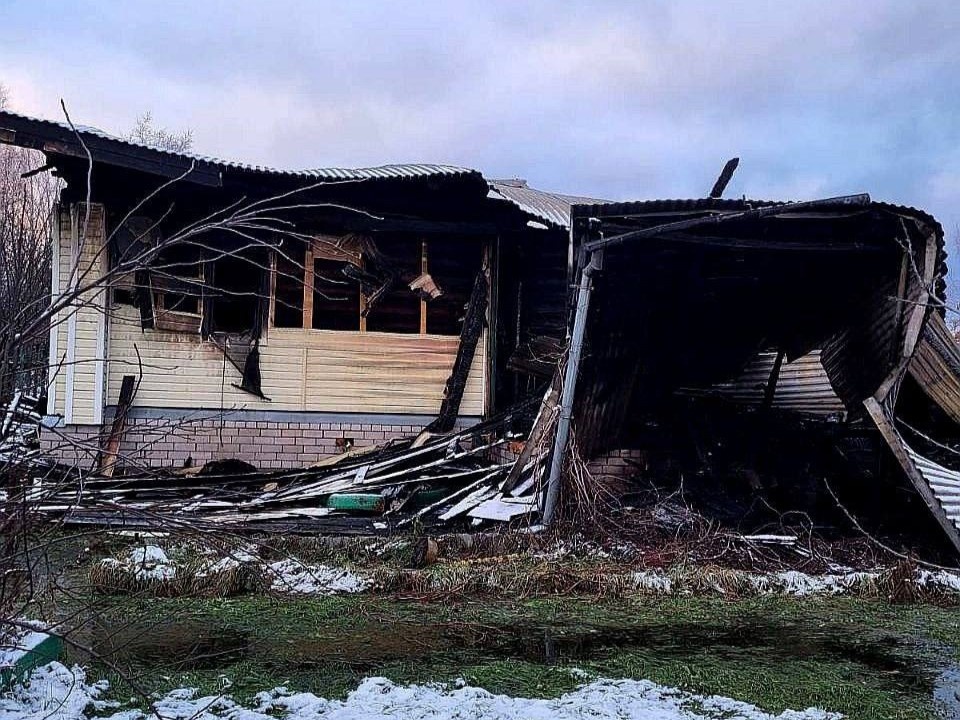 Семья с тремя детьми чуть не погибла на пожаре в Нижегородской области - фото 1