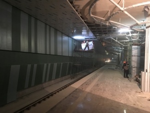 Станция метро «Стрелка» в Нижнем Новгороде готова на 94%