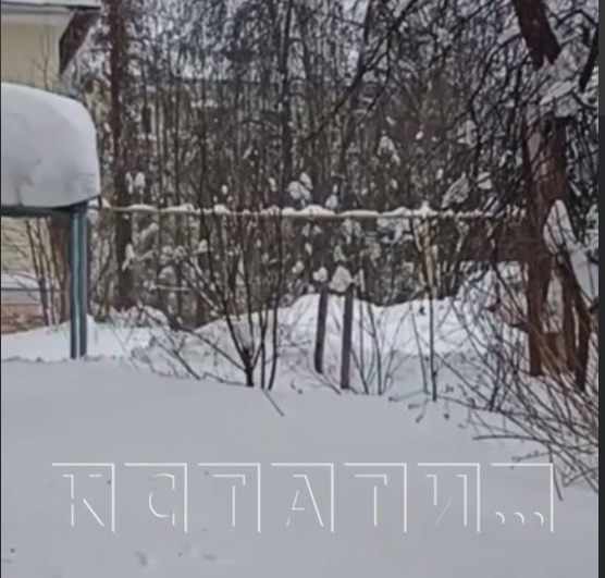 Сугробы заблокировали нижегородцам выход из подъезда - фото 2