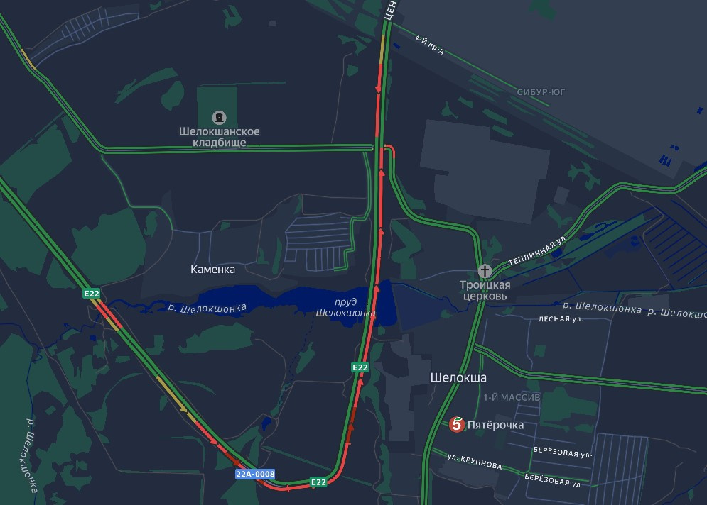 Огромная пробка образовалась на автодороге под Нижним Новгородом - фото 1