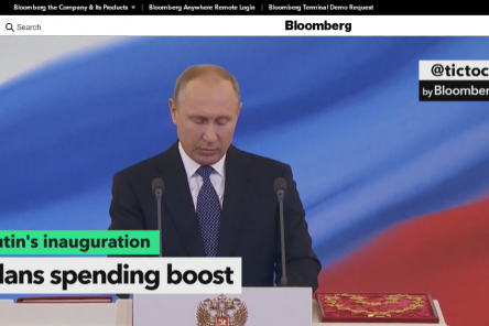 Как иностранные СМИ осветили инаугурацию Владимира Путина