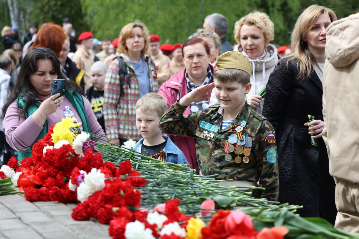 Гражданская панихида прошла в День Победы в Дзержинске