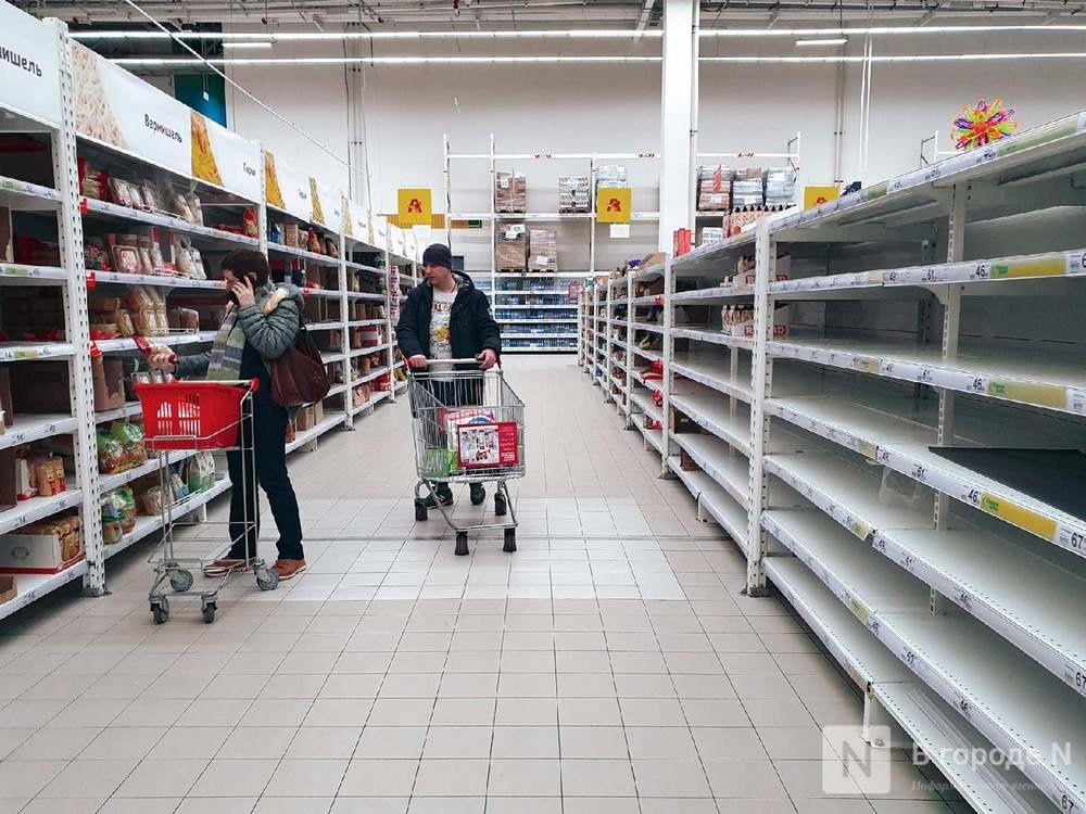 Торговые центры и не продуктовые магазины закрываются в Нижегородской области