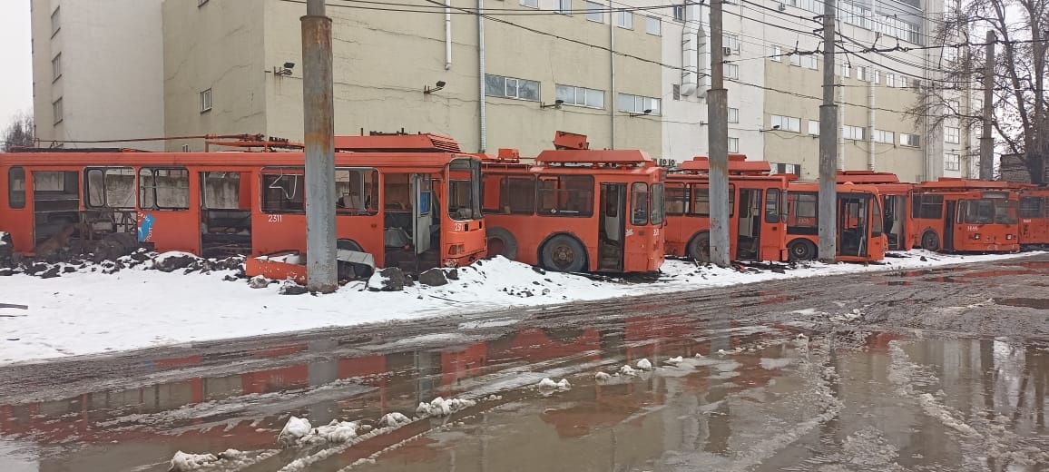 41 списанный троллейбус продали ООО &laquo;Втормет&raquo; в Нижнем Новгороде - фото 1